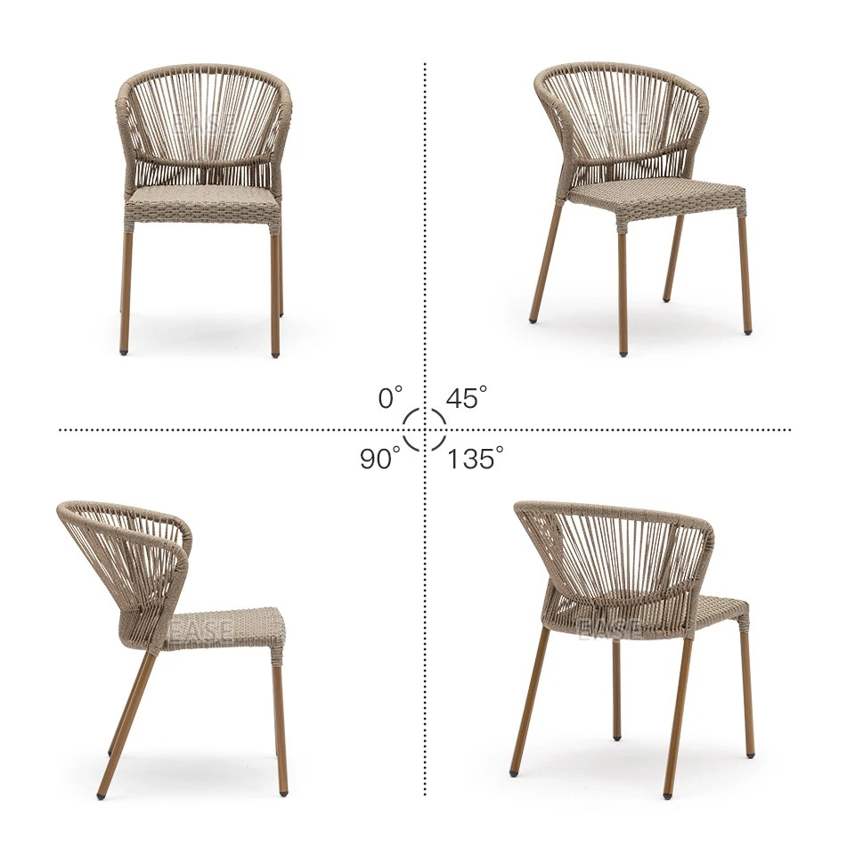 Commercial Chairs Twisted PE Rope Chairs Manufacturers, Suppliers, Factory